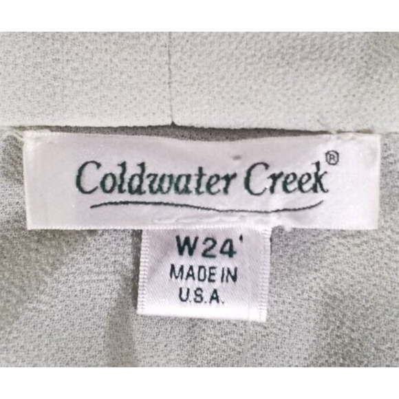 Coldwater Creek Women’s W24 Open Front Cardigan Beaded Sleeves Shoulder Pads - Picture 5 of 7